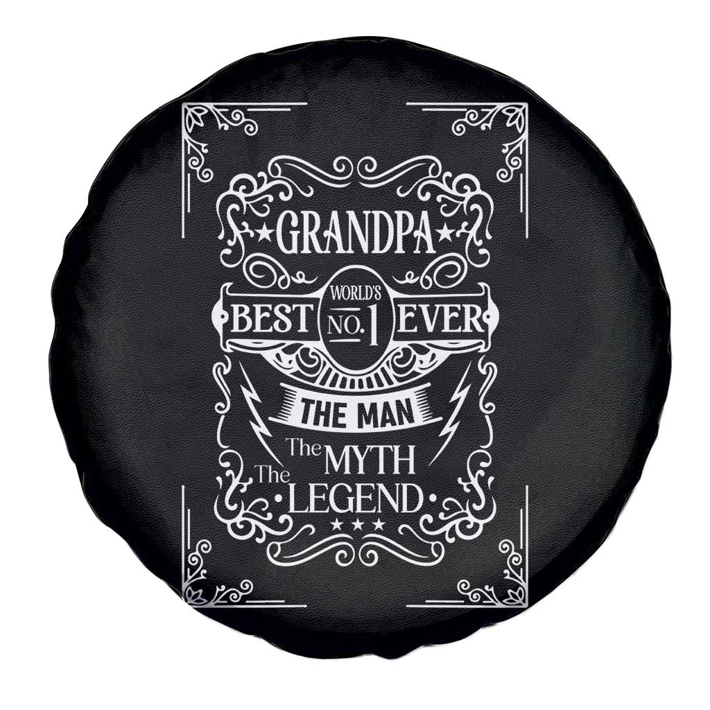 Vintage Fathers Day Gift For Grandpa Spare Tire Cover The Man The Myth The Legend