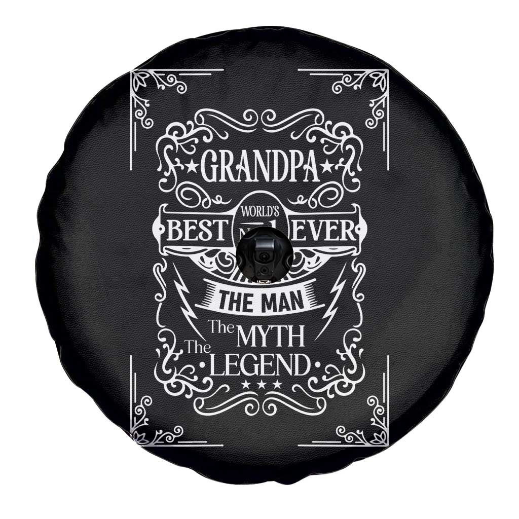 Vintage Fathers Day Gift For Grandpa Spare Tire Cover The Man The Myth The Legend