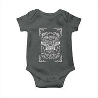 Vintage Fathers Day Gift For Grandpa Baby Onesie The Man The Myth The Legend