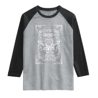 Vintage Fathers Day Gift For Grandpa Raglan Shirt The Man The Myth The Legend