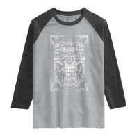 Vintage Fathers Day Gift For Grandpa Raglan Shirt The Man The Myth The Legend