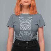 Vintage Fathers Day Gift For Grandpa T Shirt For Women The Man The Myth The Legend