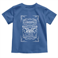 Vintage Fathers Day Gift For Grandpa Toddler T Shirt The Man The Myth The Legend