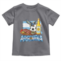 Argentine Pride Soccer And Beer Toddler T Shirt Football Fan Graphic