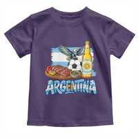 Argentine Pride Soccer And Beer Toddler T Shirt Football Fan Graphic