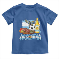 Argentine Pride Soccer And Beer Toddler T Shirt Football Fan Graphic