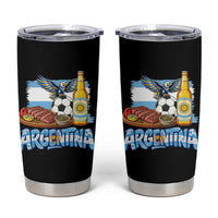 Argentine Pride Soccer And Beer Tumbler Cup Football Fan Graphic
