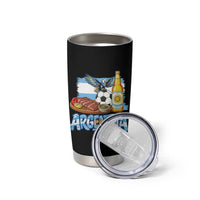 Argentine Pride Soccer And Beer Tumbler Cup Football Fan Graphic