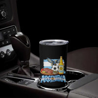 Argentine Pride Soccer And Beer Tumbler Cup Football Fan Graphic