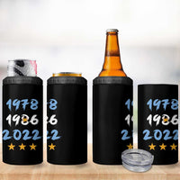 Argentina 3 Stars Champions 4 in 1 Can Cooler Tumbler 1978 1986 2022 Football Pride