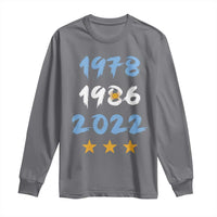 Argentina 3 Stars Champions Long Sleeve Shirt 1978 1986 2022 Football Pride