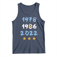 Argentina 3 Stars Champions Tank Top 1978 1986 2022 Football Pride