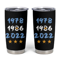 Argentina 3 Stars Champions Tumbler Cup 1978 1986 2022 Football Pride