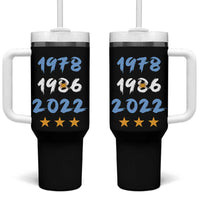 Argentina 3 Stars Champions Tumbler With Handle 1978 1986 2022 Football Pride
