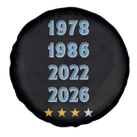Argentina Flag Pride Soccer Spare Tire Cover 1978 1986 2022 Future Fourth Star