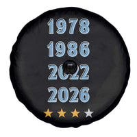 Argentina Flag Pride Soccer Spare Tire Cover 1978 1986 2022 Future Fourth Star