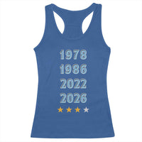 Argentina Flag Pride Soccer Racerback Tank Top 1978 1986 2022 Future Fourth Star