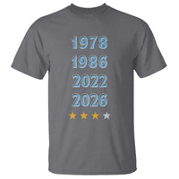 Argentina Flag Pride Soccer T Shirt 1978 1986 2022 Future Fourth Star