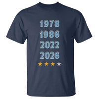 Argentina Flag Pride Soccer T Shirt 1978 1986 2022 Future Fourth Star