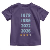 Argentina Flag Pride Soccer Toddler T Shirt 1978 1986 2022 Future Fourth Star