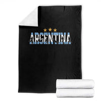 Proud Argentina Futbol Supporter National Pride Gift Throw Blanket