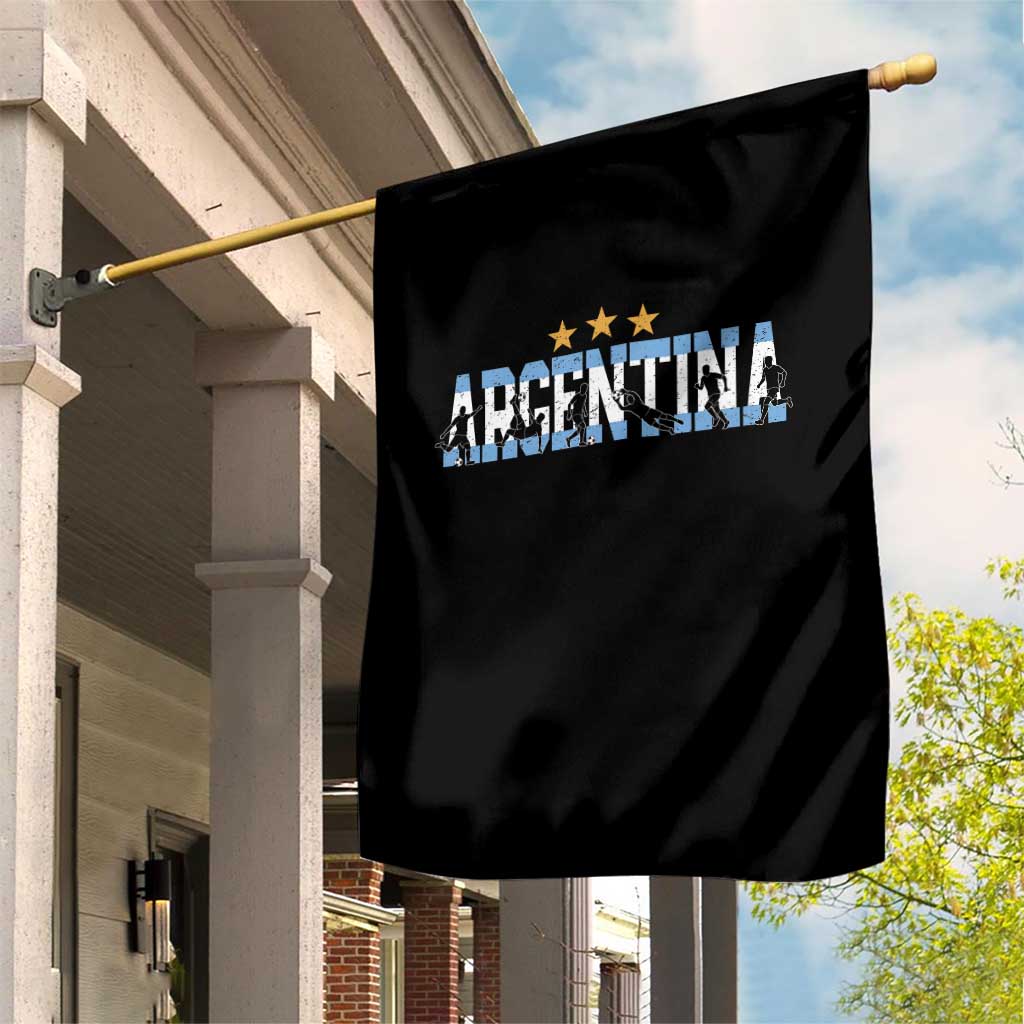 Proud Argentina Futbol Supporter National Pride Gift Garden Flag