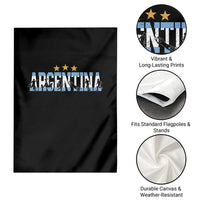 Proud Argentina Futbol Supporter National Pride Gift Garden Flag