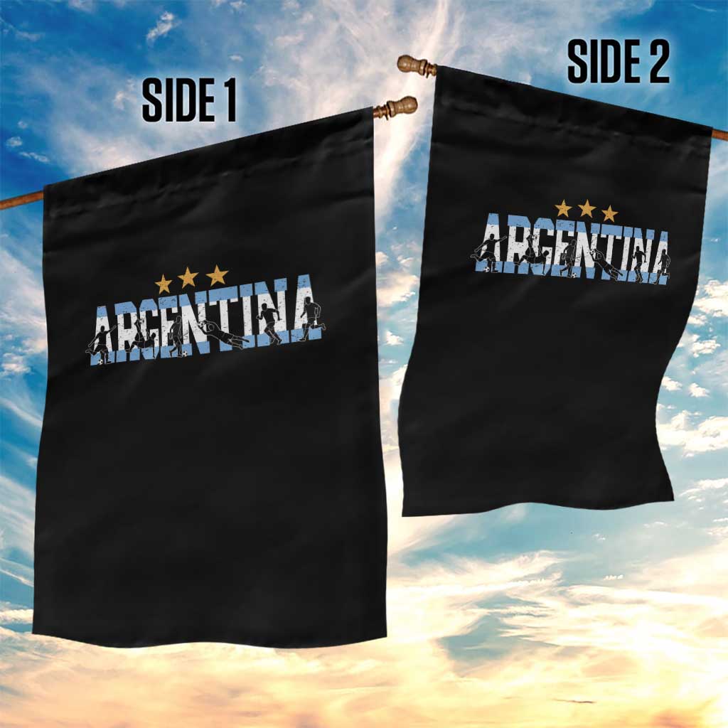 Proud Argentina Futbol Supporter National Pride Gift Garden Flag