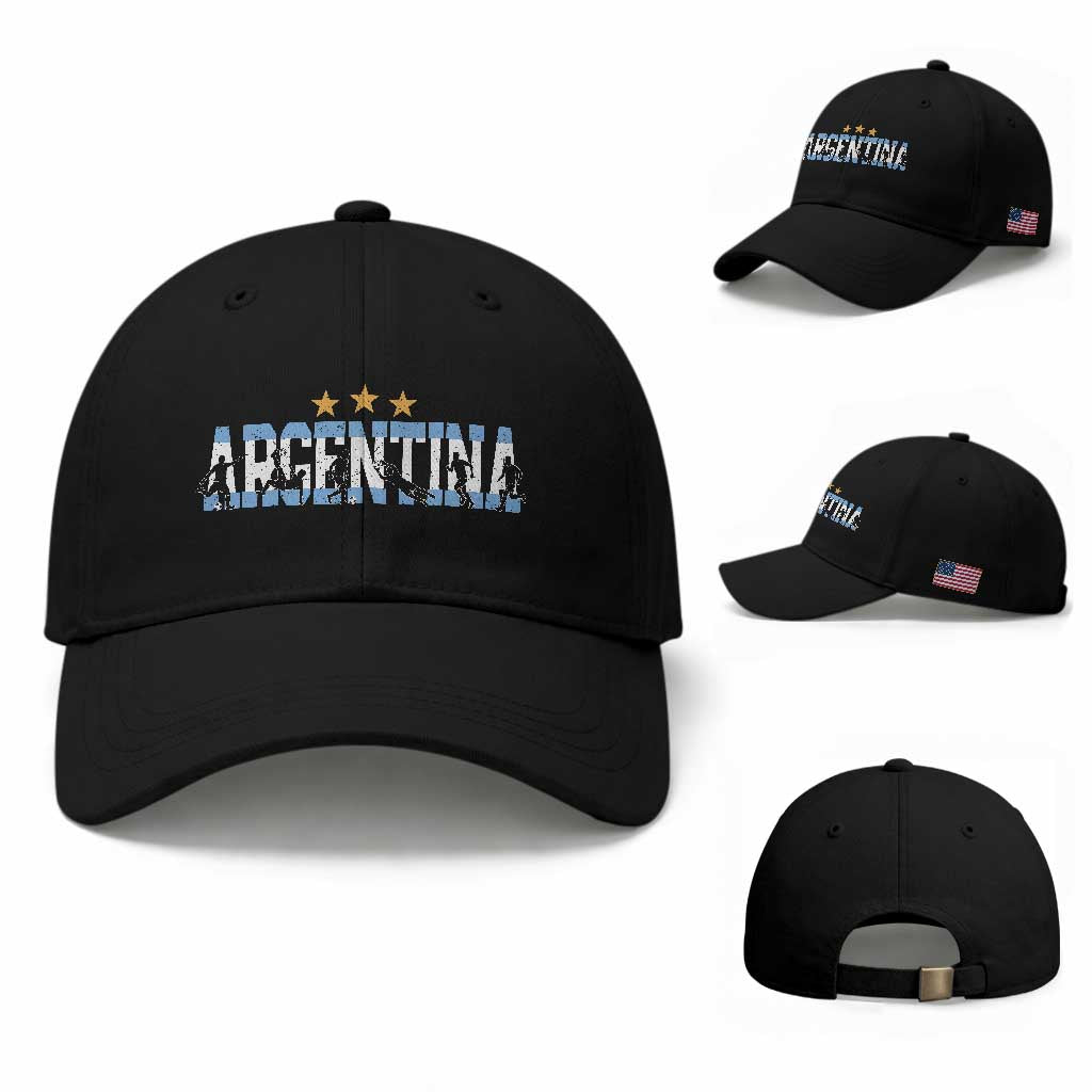 Proud Argentina Futbol Supporter National Pride Gift Baseball Cap