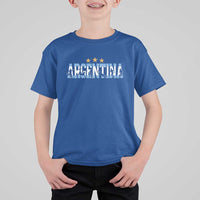 Proud Argentina Futbol Supporter National Pride Gift T Shirt For Kid