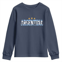 Proud Argentina Futbol Supporter National Pride Gift Youth Sweatshirt