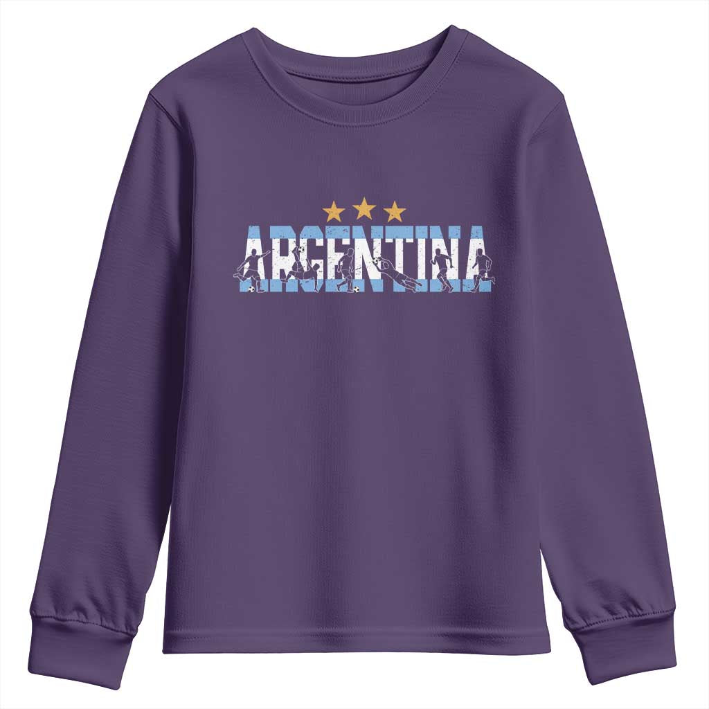 Proud Argentina Futbol Supporter National Pride Gift Youth Sweatshirt