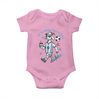 Funny Goat Football Lover Baby Onesie Off To Watch Argentina Soccer 2026