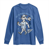 Funny Goat Football Lover Long Sleeve Shirt Off To Watch Argentina Soccer 2026