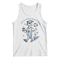 Funny Goat Football Lover Tank Top Off To Watch Argentina Soccer 2026