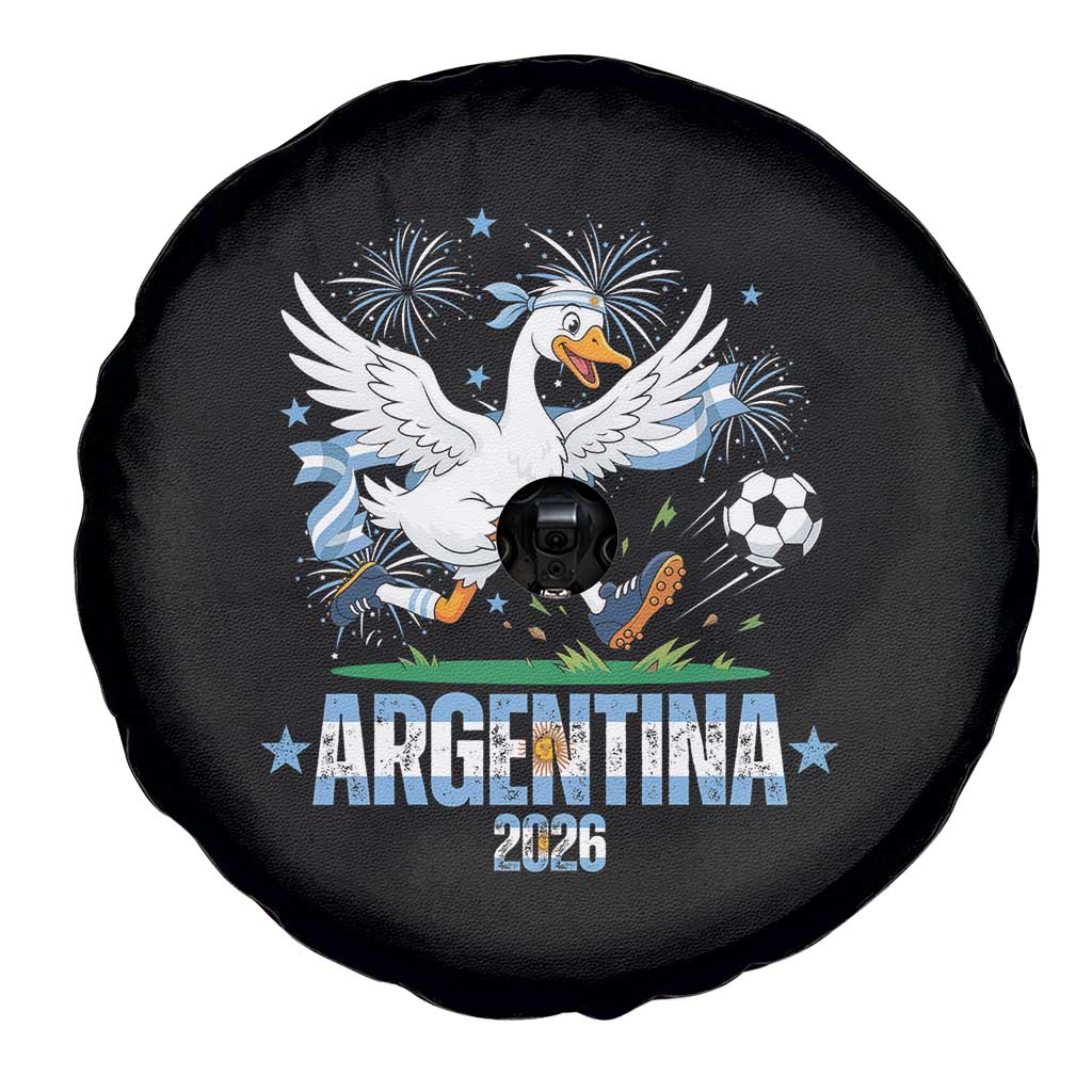 Funny Argentina Soccer Goose Spare Tire Cover Football Fan Graphic
