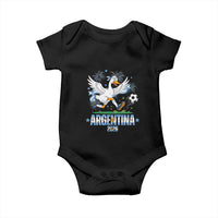 Funny Argentina Soccer Goose Baby Onesie Football Fan Graphic