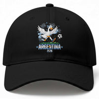 Funny Argentina Soccer Goose Baseball Cap Football Fan Graphic