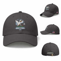 Funny Argentina Soccer Goose Baseball Cap Football Fan Graphic