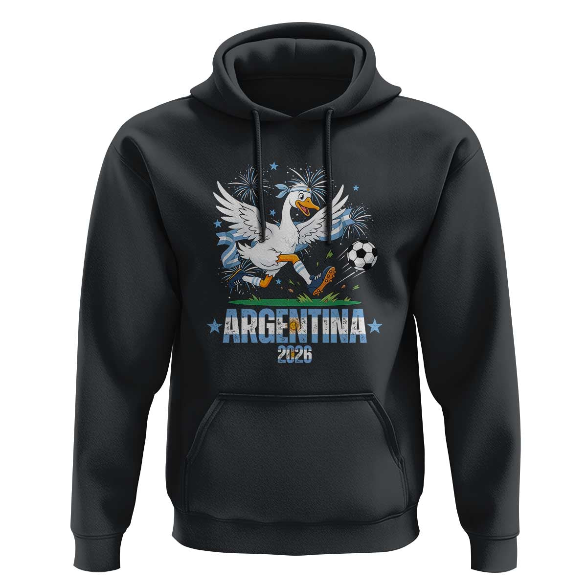 Funny Argentina Soccer Goose Hoodie Football Fan Graphic