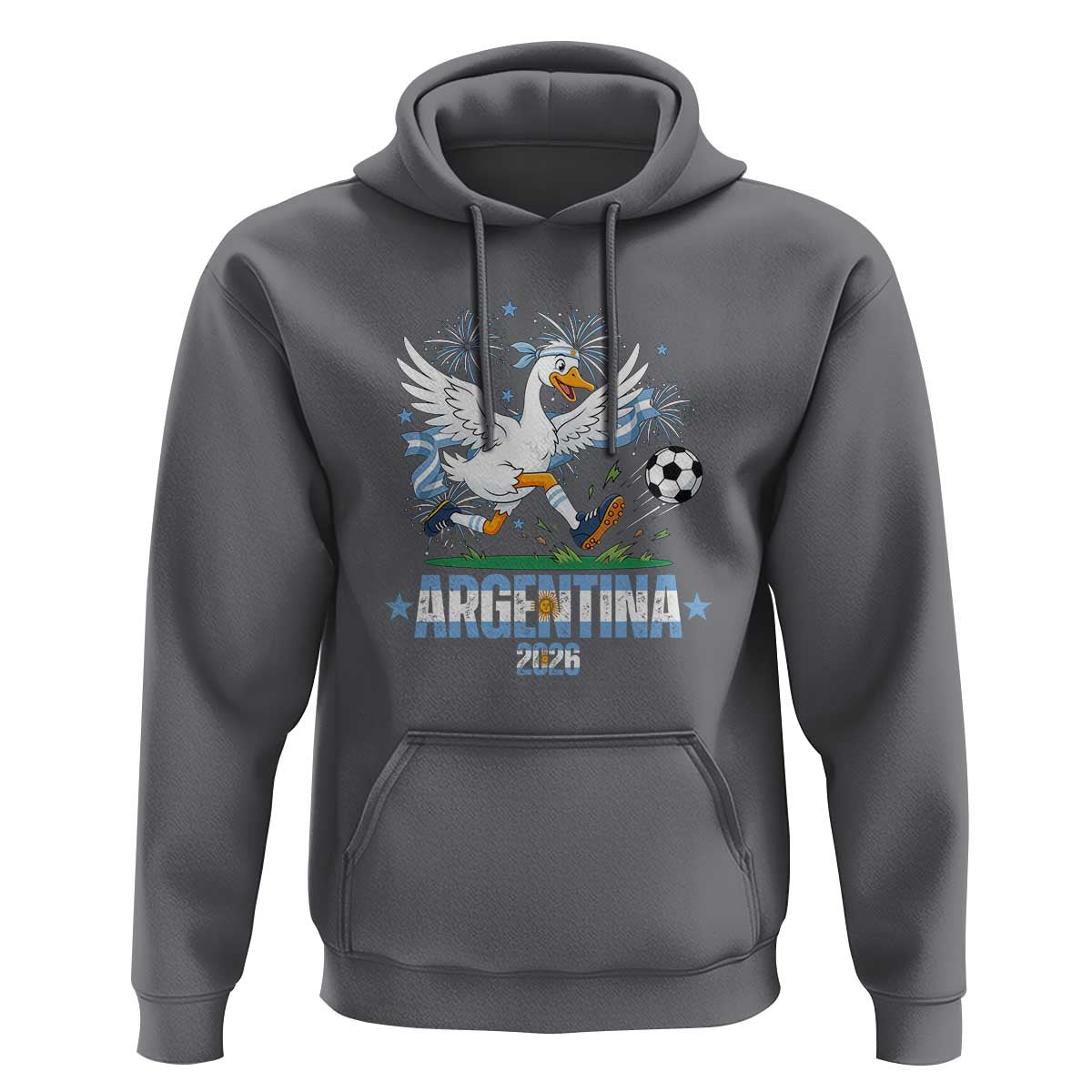 Funny Argentina Soccer Goose Hoodie Football Fan Graphic