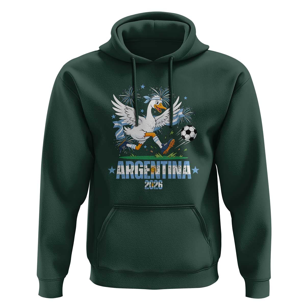 Funny Argentina Soccer Goose Hoodie Football Fan Graphic