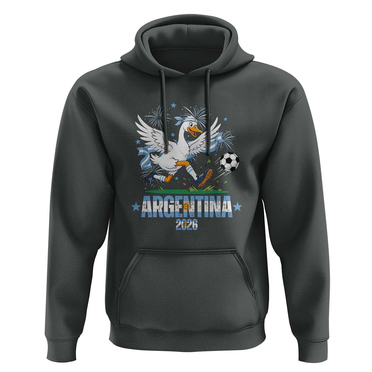 Funny Argentina Soccer Goose Hoodie Football Fan Graphic