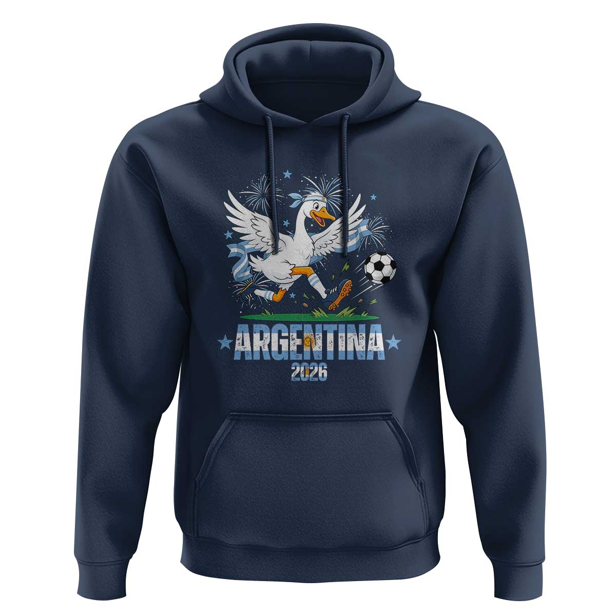 Funny Argentina Soccer Goose Hoodie Football Fan Graphic