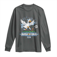 Funny Argentina Soccer Goose Long Sleeve Shirt Football Fan Graphic