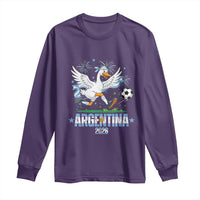 Funny Argentina Soccer Goose Long Sleeve Shirt Football Fan Graphic