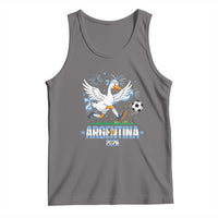 Funny Argentina Soccer Goose Tank Top Football Fan Graphic