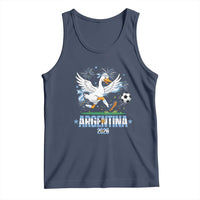 Funny Argentina Soccer Goose Tank Top Football Fan Graphic