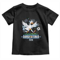 Funny Argentina Soccer Goose Toddler T Shirt Football Fan Graphic