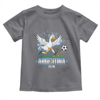 Funny Argentina Soccer Goose Toddler T Shirt Football Fan Graphic